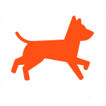 logo dog laranja